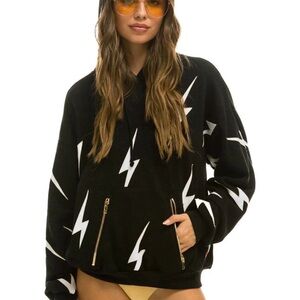 Aviator Nation Bolt Stitch Repeat Relaxed Pullover Hoodie